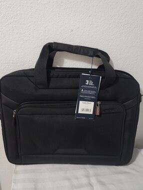 Samsonite Black Laptop Briefcase Bag - Laser Pro 2